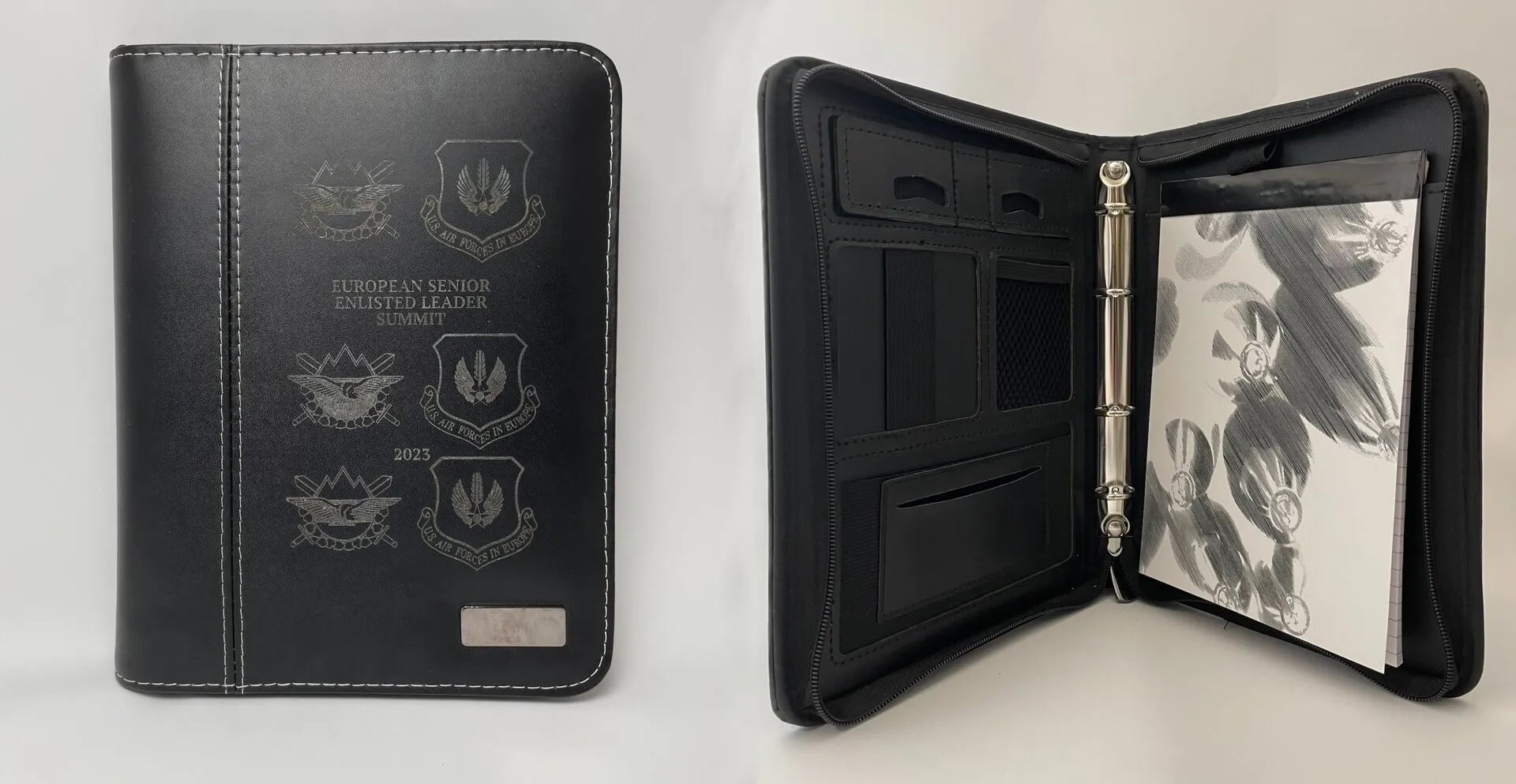 Poslovni organizator z gravuro — tisk v 1 uri